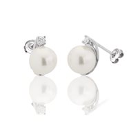 Orecchini Coscia Perle Donna in Oro bianco Perla 0.04 Ct LBEAAK170 - LBEAAK170